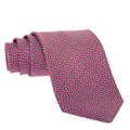 Ferragamo Square Gancini Print Silk Tie