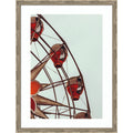 Ferris Wheel No. 5 By Rachel Lee 3 Birdies Studio Wood Framed Wall Art Print Mila Dark Silver
