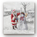 Festive Frosty Gallery Wrapped Canvas