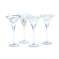 Festivity 4 Piece Martini Glass Set
