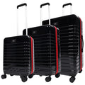 Fiat 500 X Ful 3 Piece Expandable Hardside Spinner Luggage Set 22 26.5 31.5