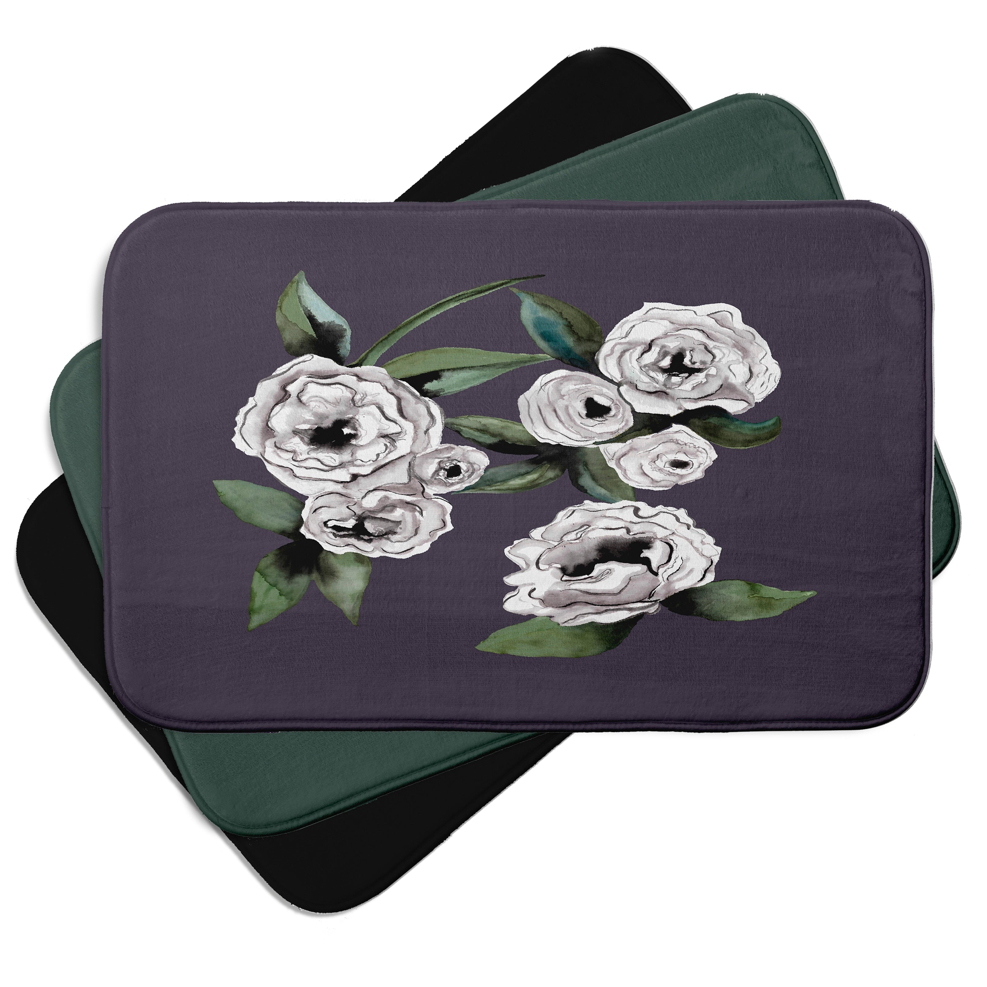 Fickle Florals Radiant Rose Bath Mat