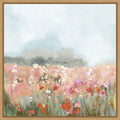 Fields Of Gentle Blooms By Pi Studio Framed Canvas Wall Art