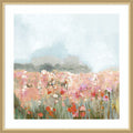 Fields Of Gentle Blooms By Pi Studio Wood Framed Wall Art Print