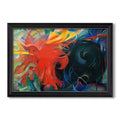 Fighting Forms 1914 Franz Marc Custom Framed Canvas