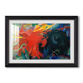Fighting Forms 1914 Franz Marc Custom Framed Print