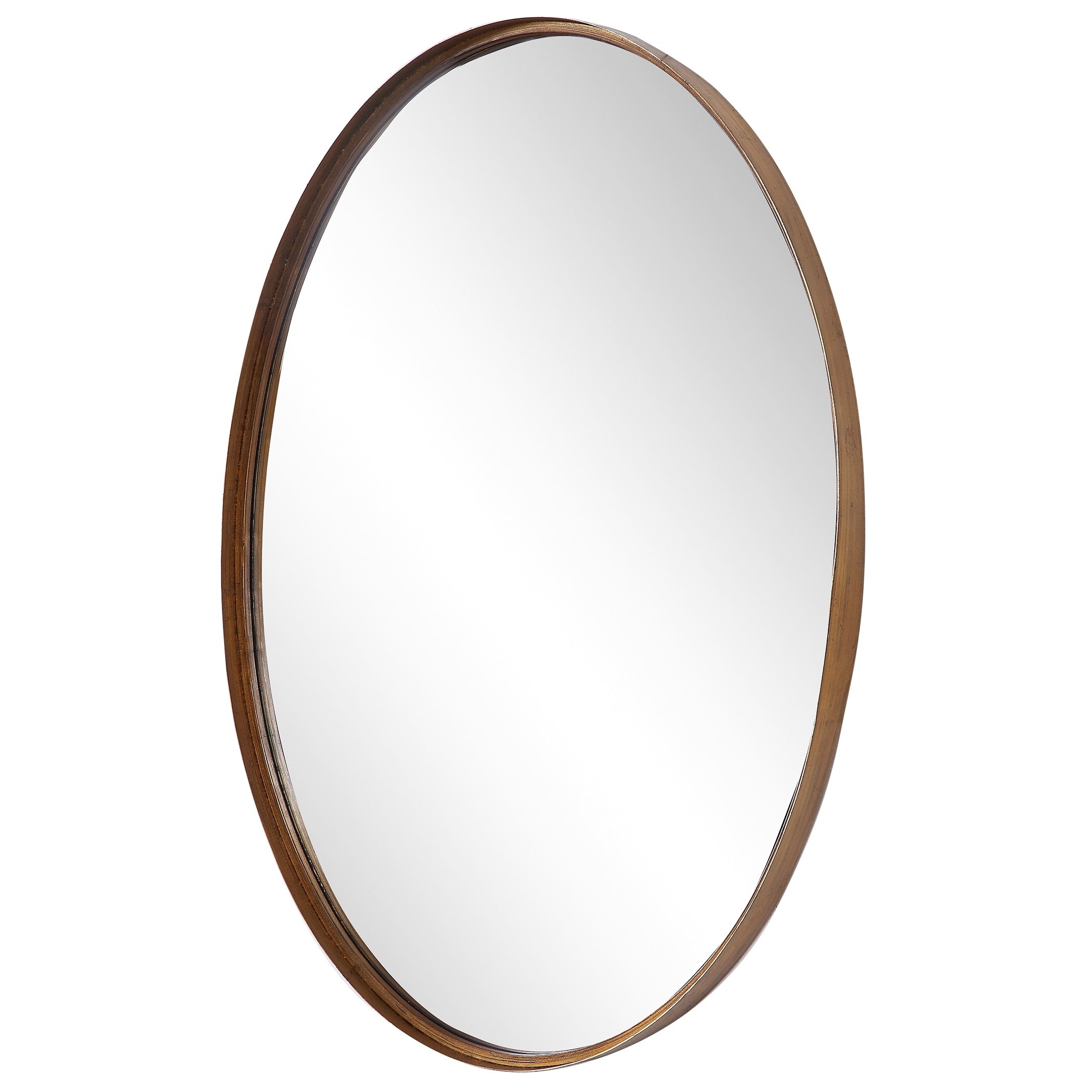 The Gray Barn Wilset Gold Oval Mirror 24X35X2