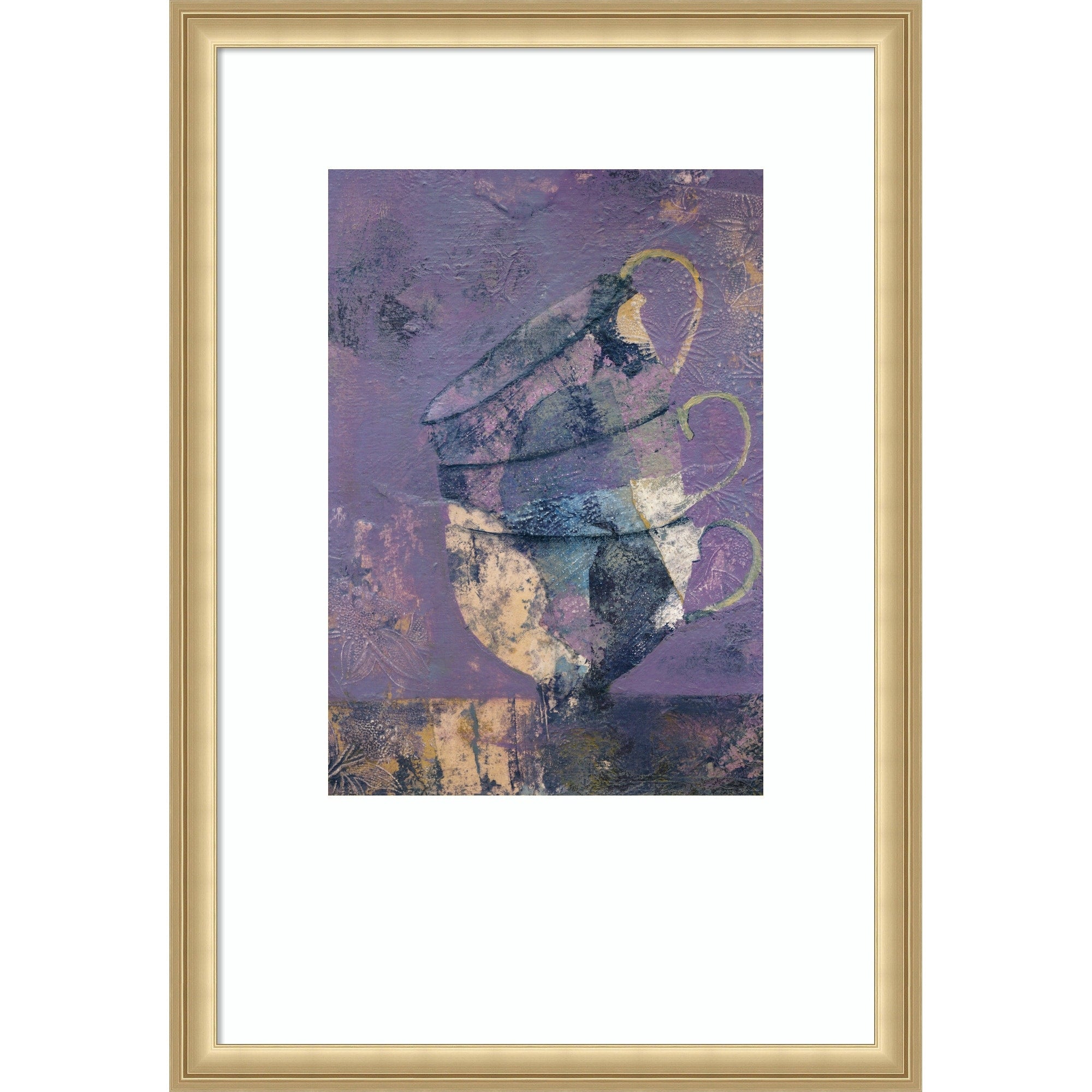 Fine China By Lena Ru Wood Framed Wall Art Print