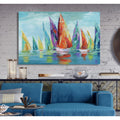 Fine Day Sailing I Premium Gallery Wrapped Canvas