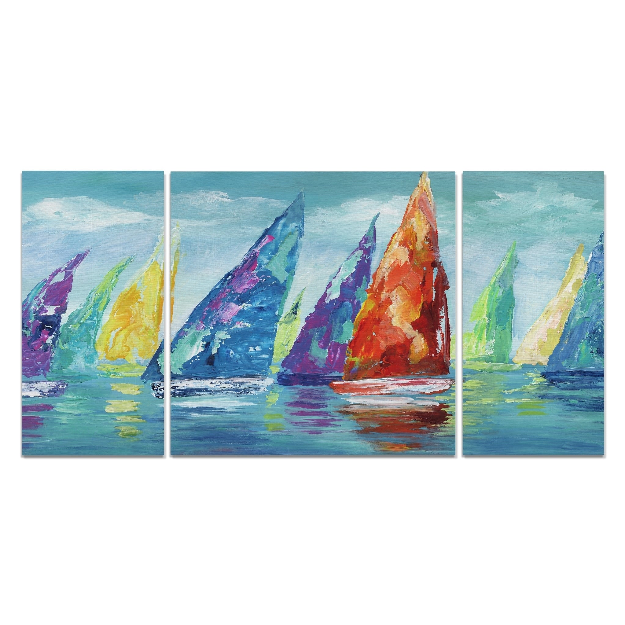Fine Day Sailing Ii A Premium Multi Piece Art Available In 3 Sizes