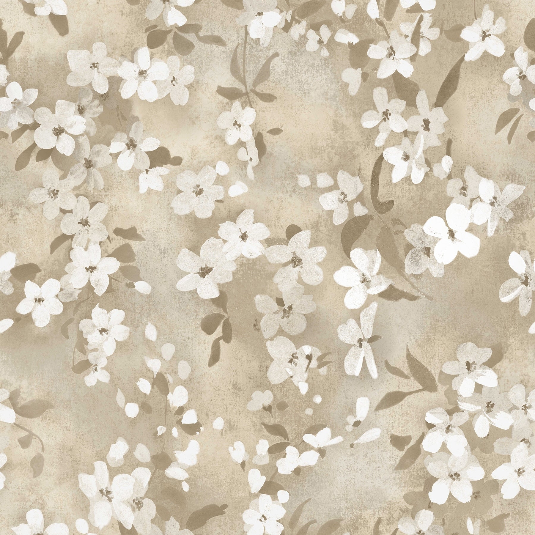 Fine Decor Briella Neutral Blossom Wallpaper 396 X 20.5