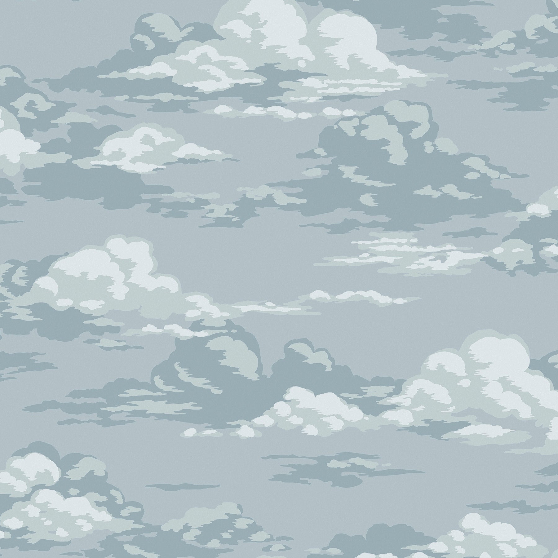 Fine Decor Cumulus Blue Vintage Clouds Wallpaper 396 X 20.5