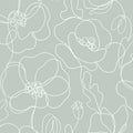 Fine Decor Cyrene Sage Linear Floral Wallpaper 396 X 20.5