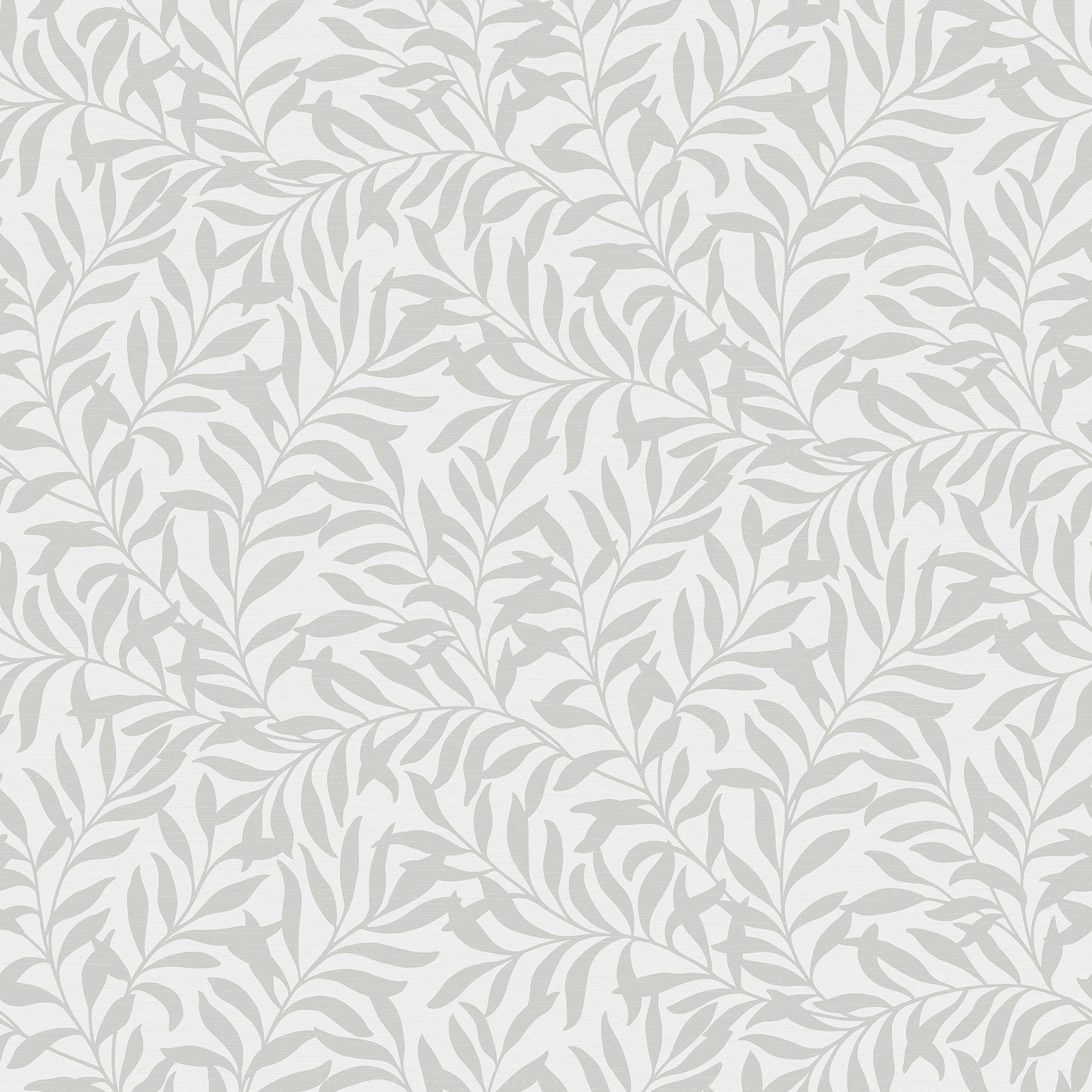Fine Decor Salix Grey Trailing Leaf Wallpaper 396 X 20.5