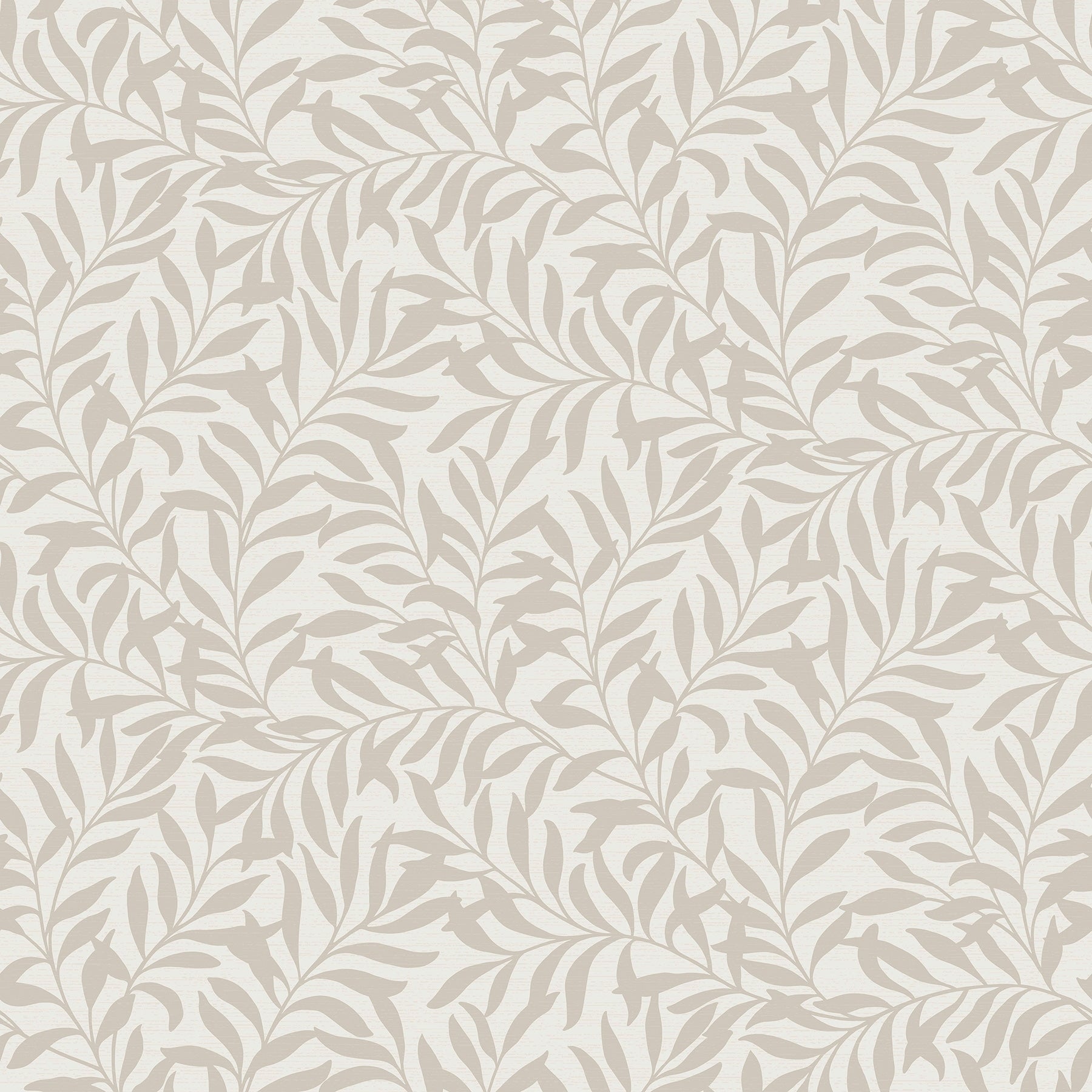 Fine Decor Salix Light Brown Trailing Leaf Wallpaper 396 X 20.5