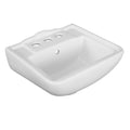Fine Fixtures Ceramic 12.25 Inch Small White Wallmount Sink