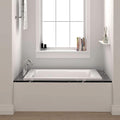 Fine Fixtures Extra Small 48 Inch Soaking Bathtub 48 X 32 X 19