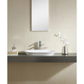 Fine Fixtures White 22 Inch Thin Edge Vessel Sink