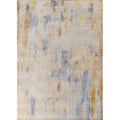 Fine Pure Silk Hand Knotted Silk Beige Gray Area Rug 8 X 10