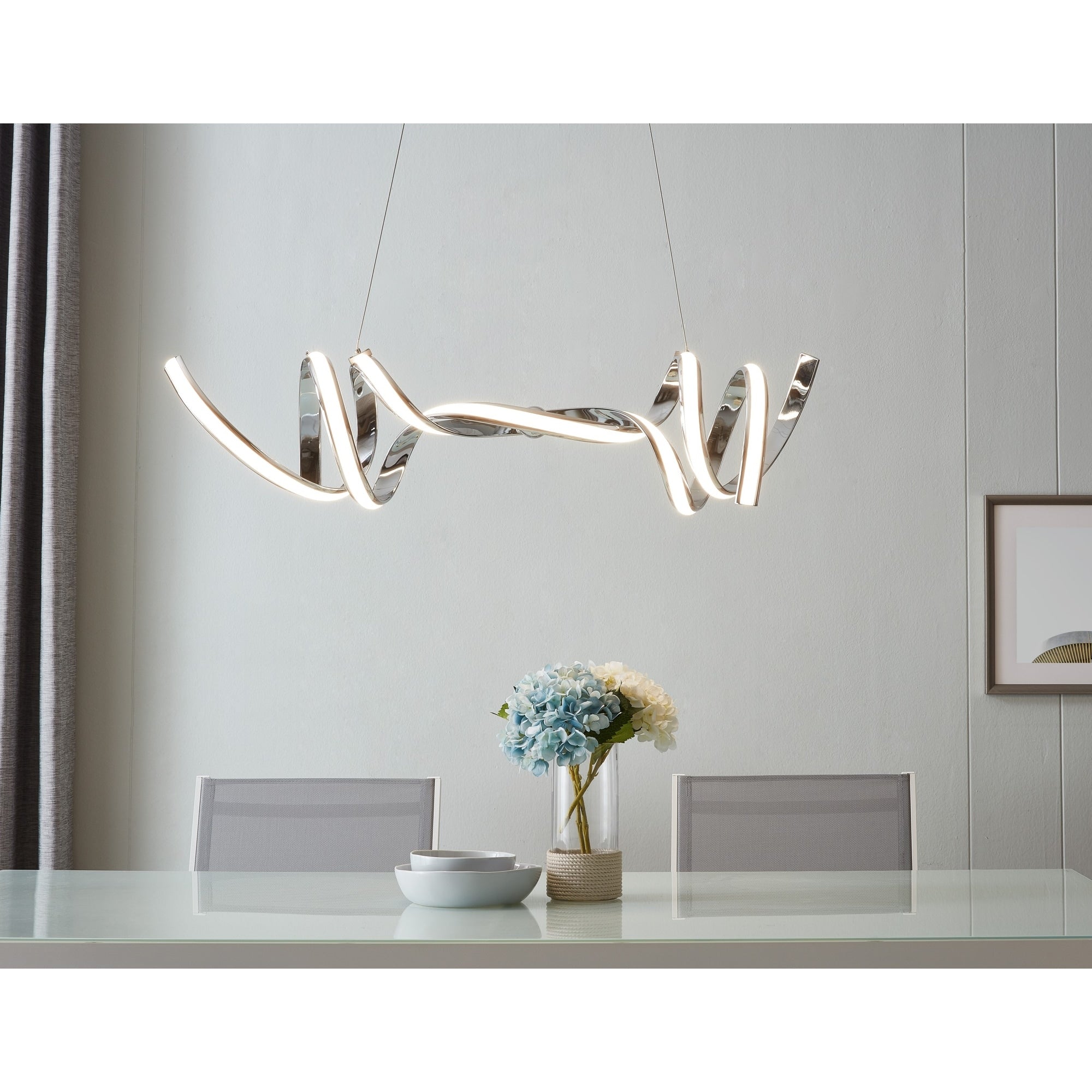 Hamburg Led Chandelier Chrome