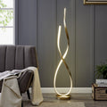 Sandy Gold Led Vienna Floor Lamp