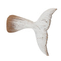 Fir Wood Whale Tail Wall Accent 11.5 L