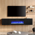 Fireplace Tv Shelf Cabinet For Living Room 70 Inch