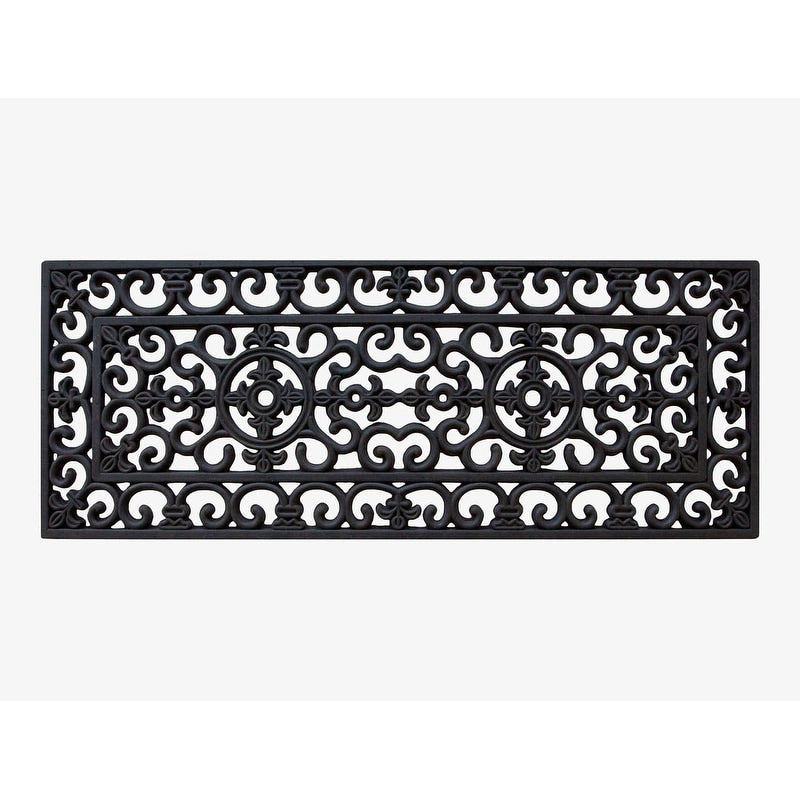 First Impression Audrey Rubber Entry Double Doormat 17.71 X 47.25