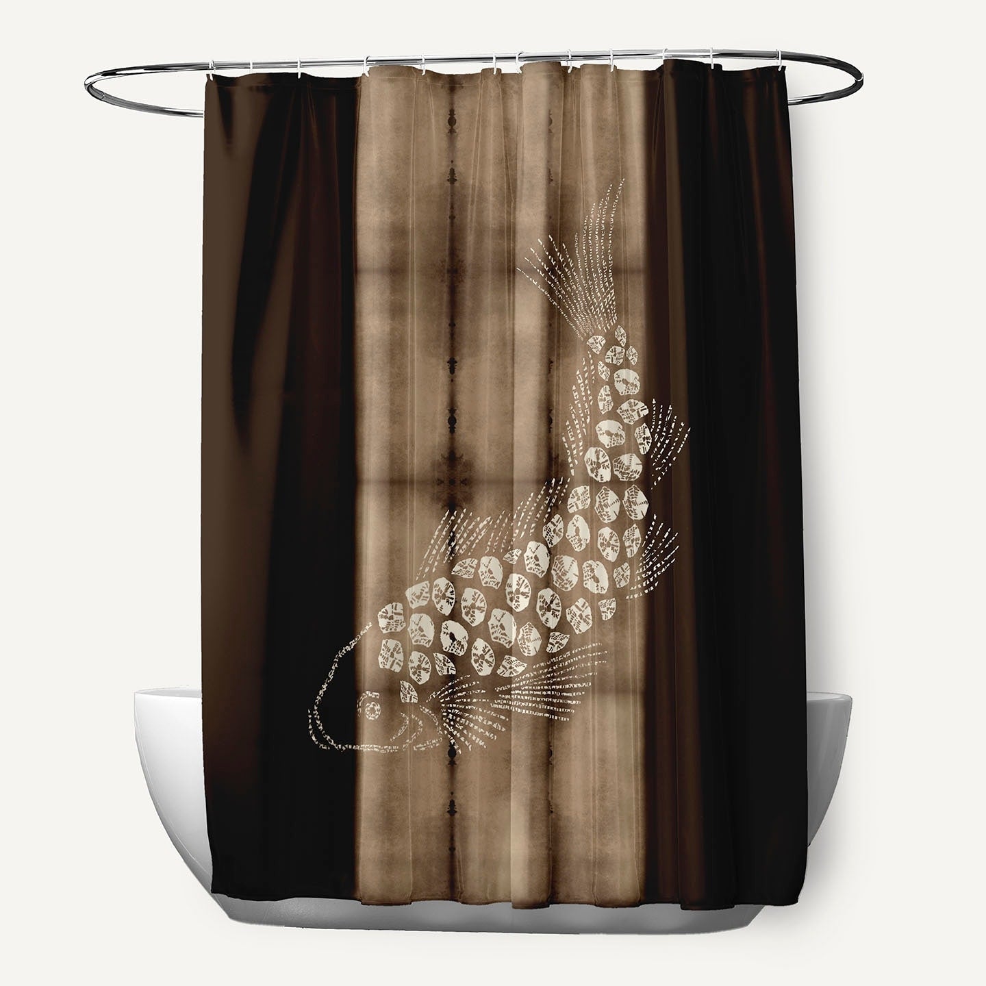 Fish Pool Animal Print Shower Curtain
