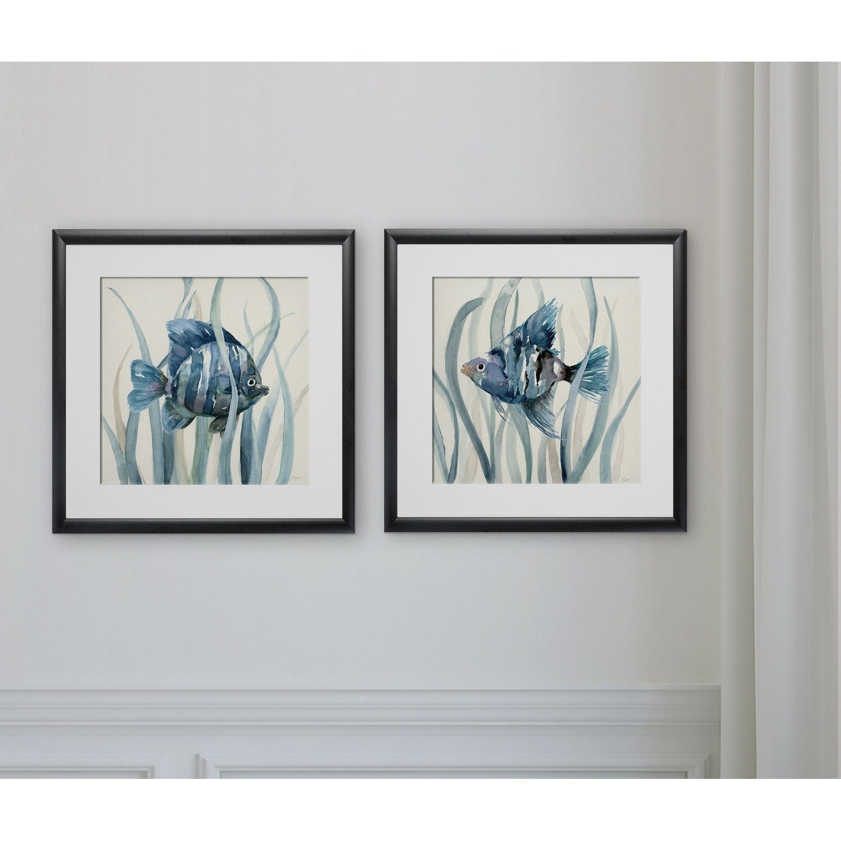 Fish In Seagrass I 2 Piece Set