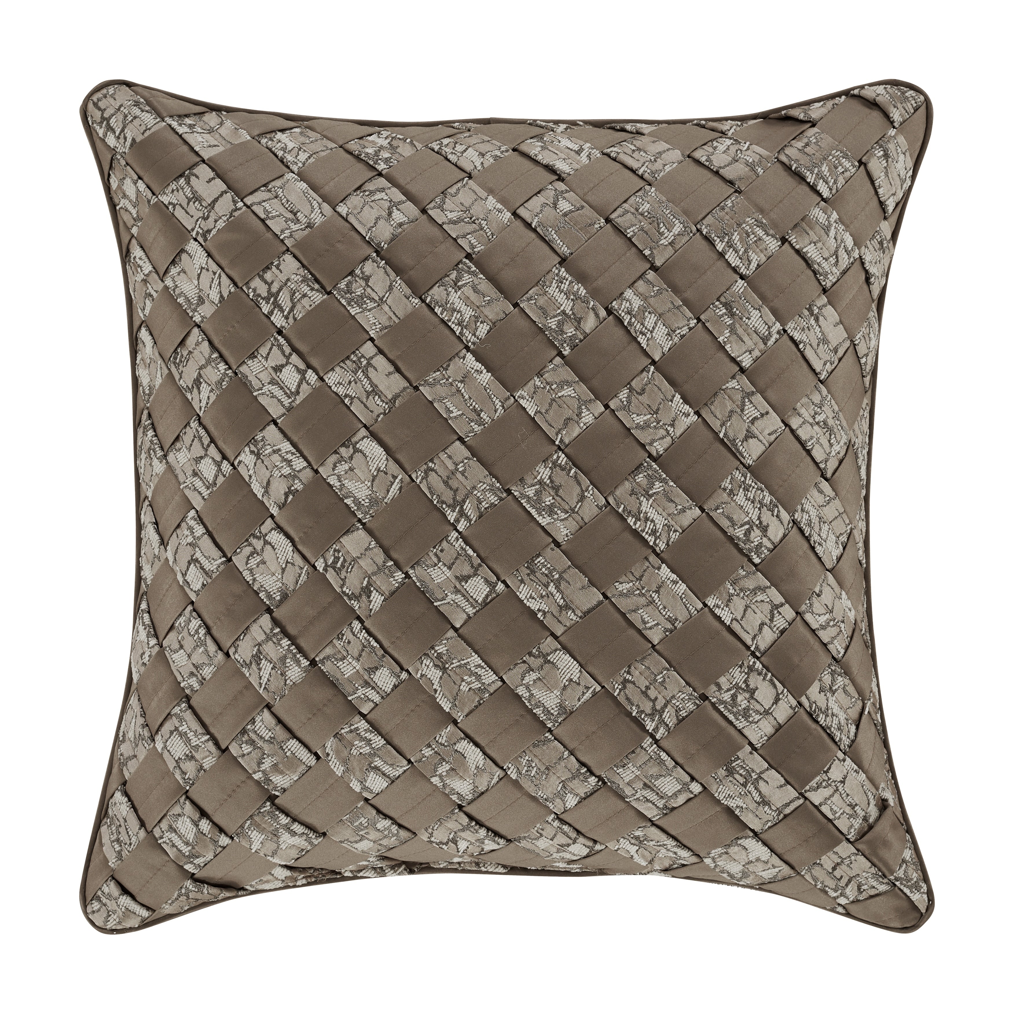 Five Queens Court Calgary 18 Inch Square Decorative Throw Pillow