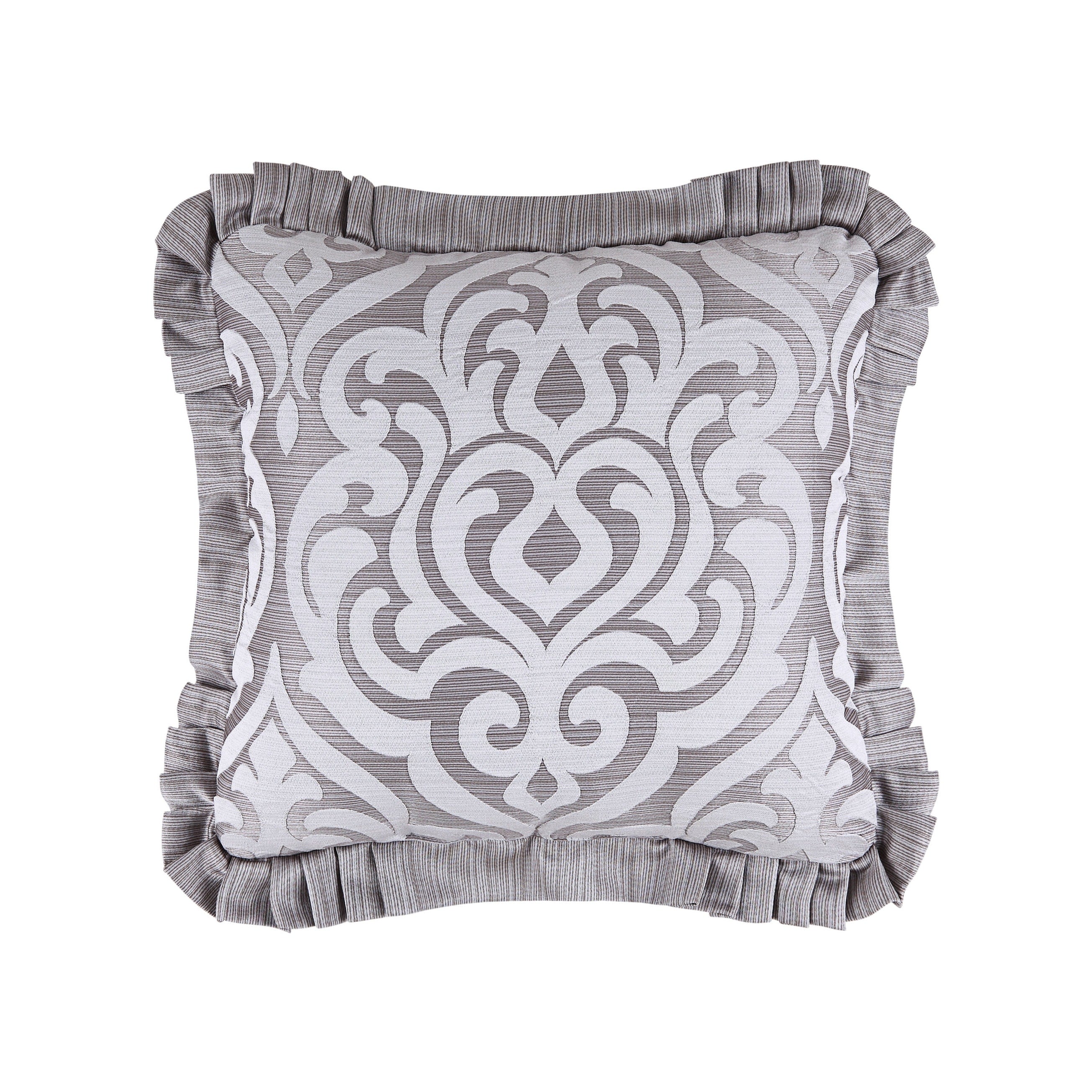 Five Queens Court Lafayette 20 Inch Square Decorative Throw Pillow