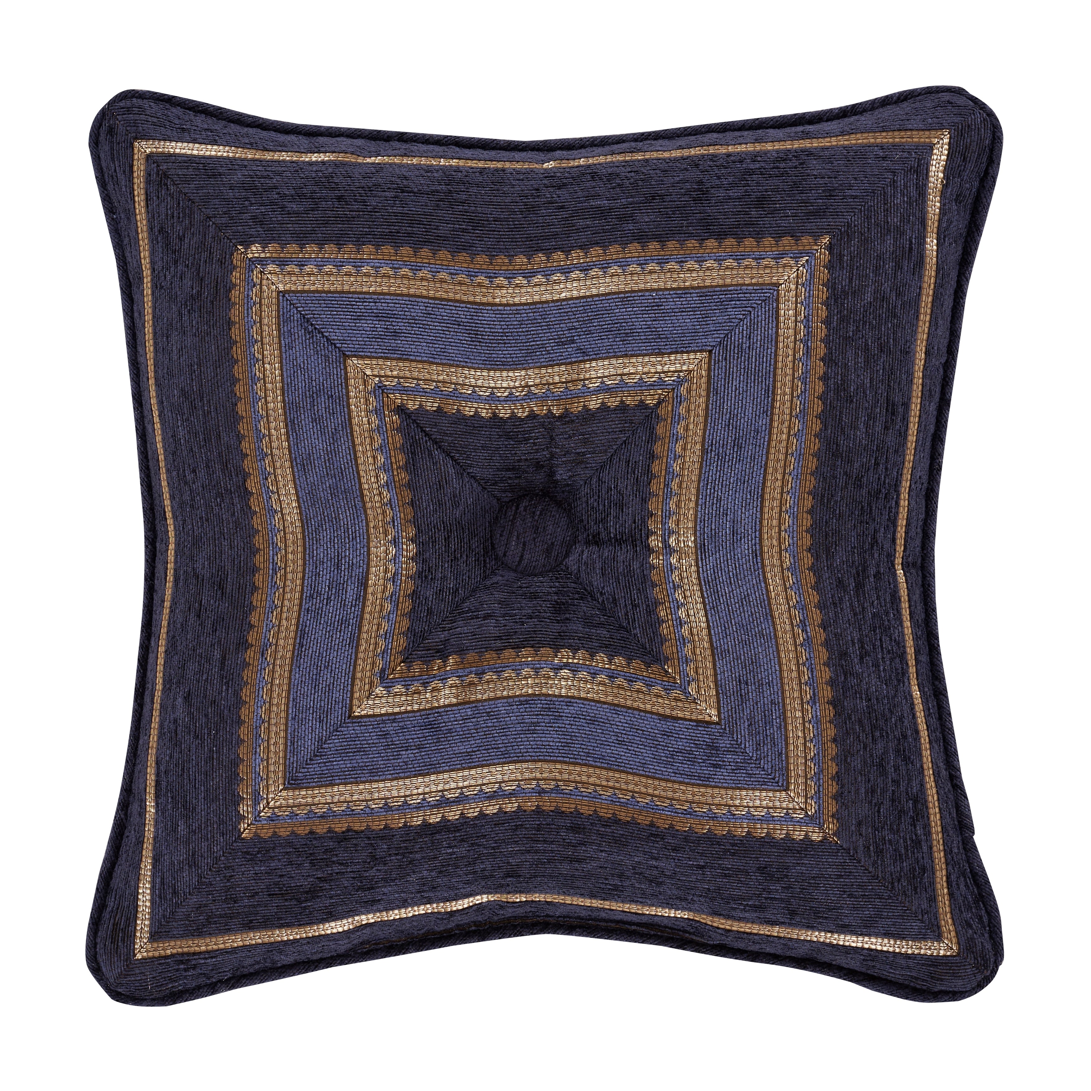 Five Queens Court Woodstock 18 Inch Square Decorative Throw Pillow