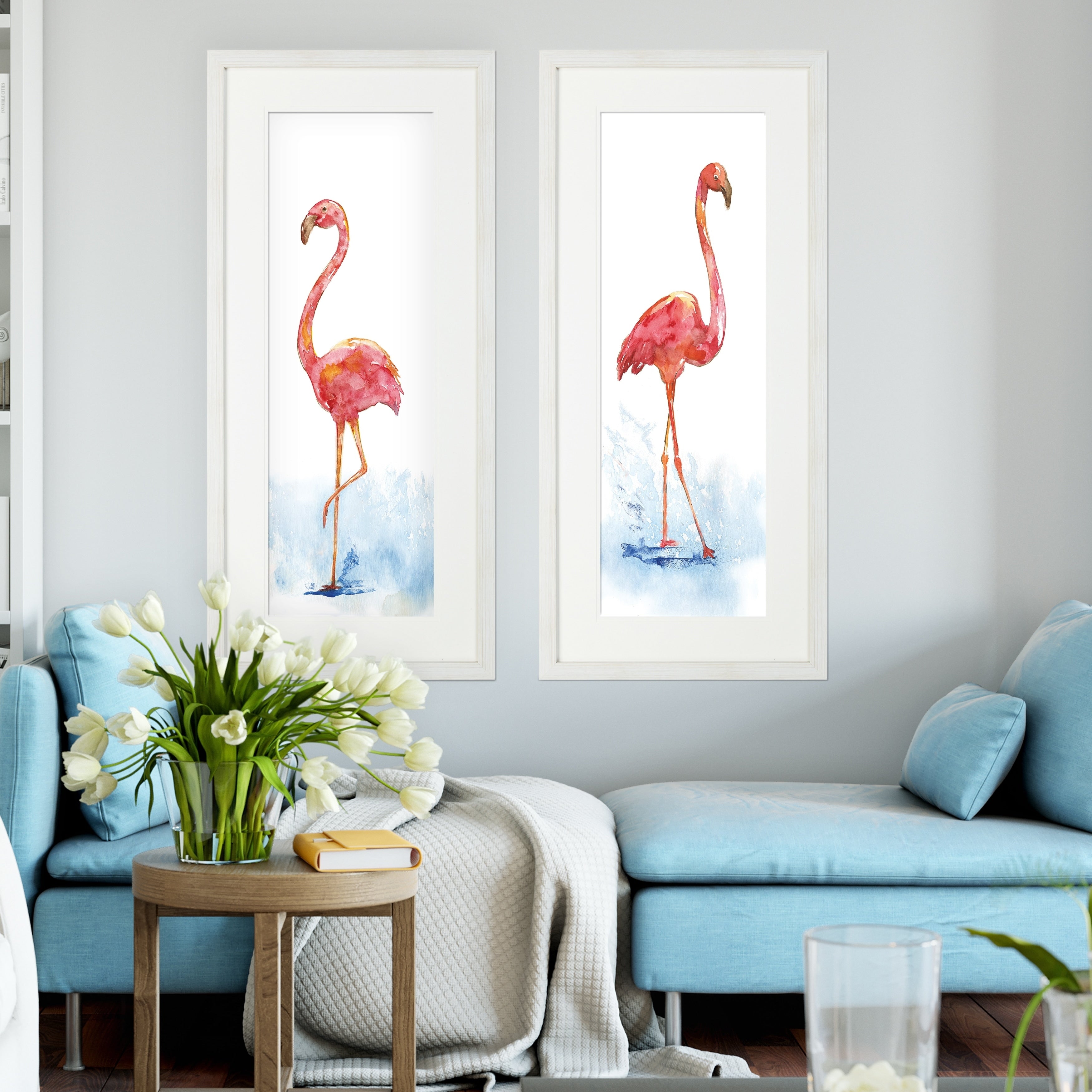 Flamingo Splash 2 Piece Set