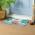 Flamingo Vacation Embossed Door Mat 30 X 18