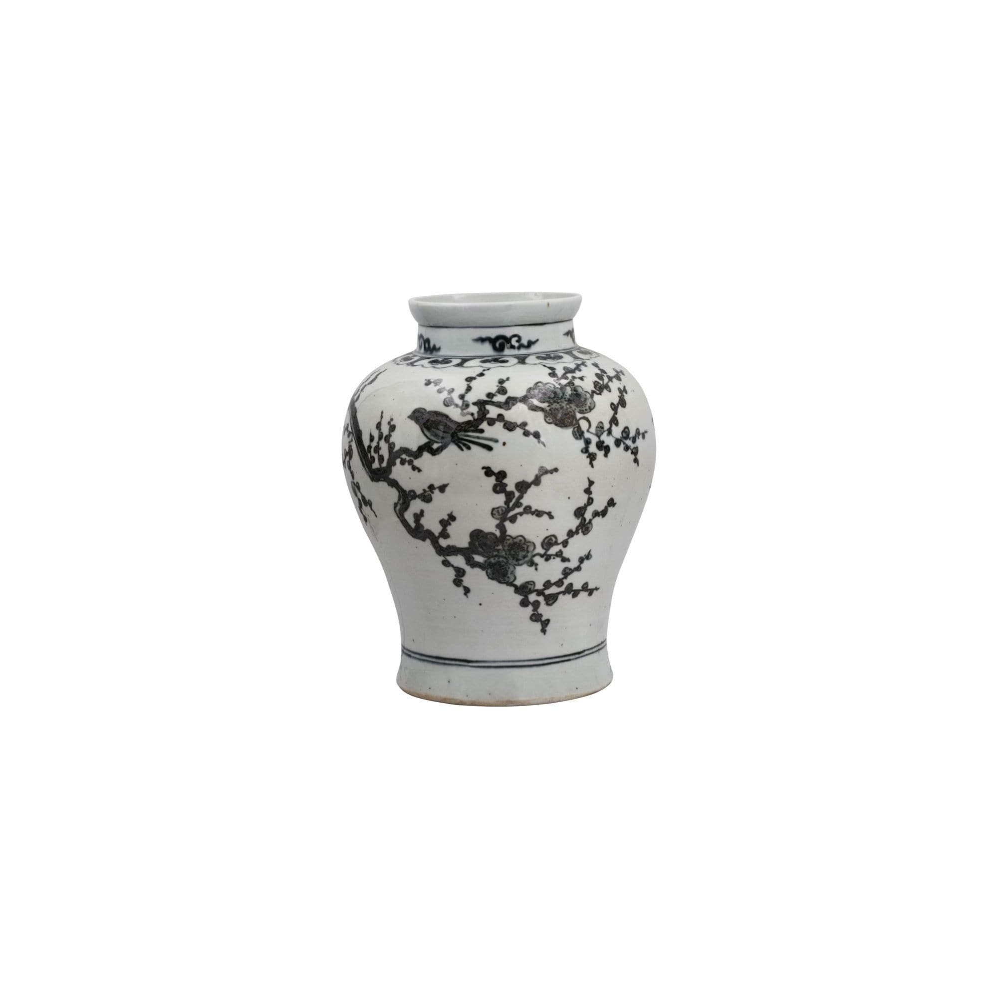 Flaring Rim Dynasty Magpie On Treetop Decorative Jar
