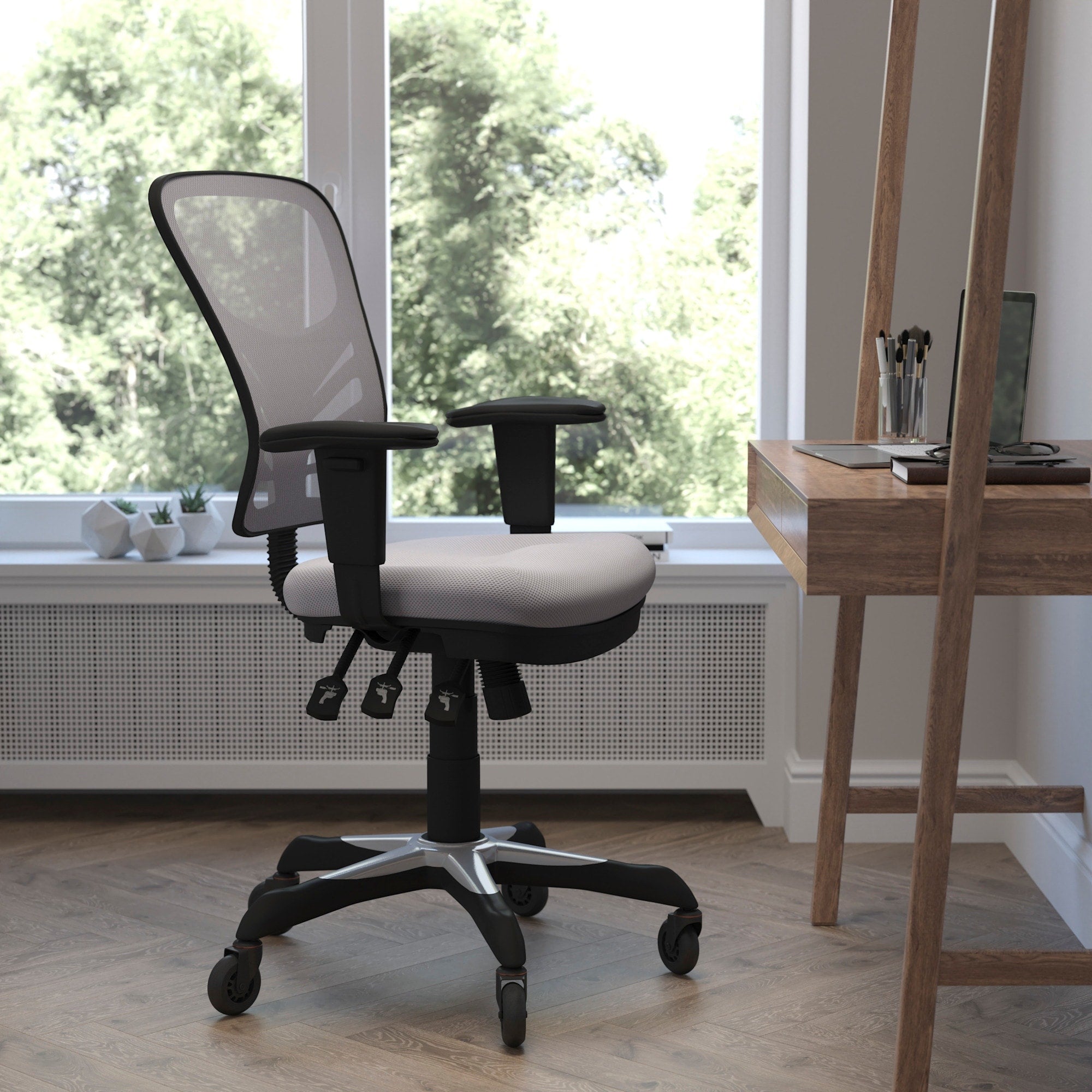 Flash Furniture Ffif24532 Damir 26 Wide Mesh Adjustable Executive