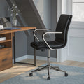 Flash Furniture Ffif39551 Cnossus 26 Wide Faux Leather Adjustable