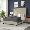 Flash Furniture Ffif51590 Ursulina Full Wood Platform Bed Frame With