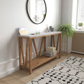 Flash Furniture Ffif76380 Bodhi 52 Wide Engineered Wood Console Table