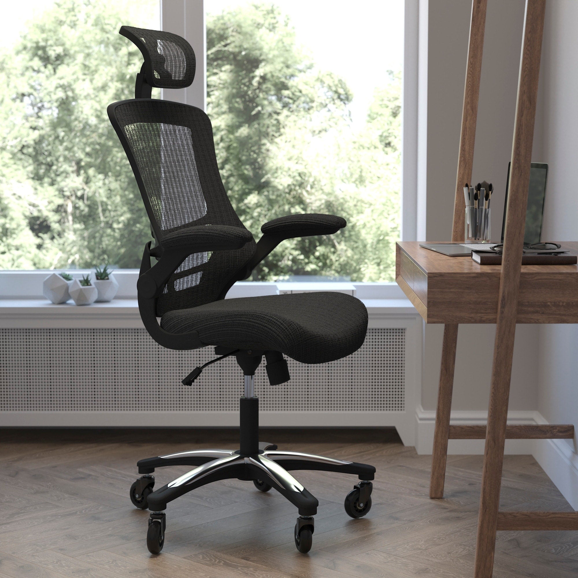 Flash Furniture Ffif82853 Theresina 26 Wide Mesh Adjustable Executive