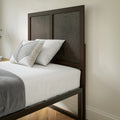 Flash Furniture Ffif98014 Hailee Twin Rubberwood Panel Headboard