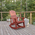 Flash Furniture Ffof44536 Euxenus 30 Wide Polystyrene Rocking Chair