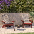 Flash Furniture Ffof56455 Keyla 30 Wide Two Piece Polystyrene And