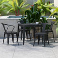 Flash Furniture Ffof91924 Jaziel 5 Piece Steel Framed Poly Resin