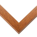 Flat Brown Picture Frame Uv Acrylic Foam Board Backing Hanging Hardware