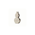 Flat Gourd Crackle Floor Vase
