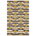 Flatweave Tribeca Mustard Wool Rug 8 X 10