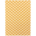 Flatweave Flatweave New Zealand Wool Light Orange White Area Rug 26 X 8