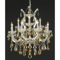 Fleur Illumination 13 Light Chrome Chandelier